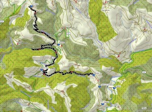 Mapa Ruta Quintá-Río Donsal