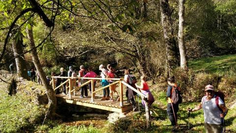 El “Sendero Quintá-Río Donsal” y la puesta en valor del patrimonio natural, etnográfico y cultural de Cancelada se convierten en acciones de dinamización rural