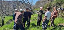 Participantes en un taller de poda de frutales en Cancelada concluyen que la formación es imprescindible para el emprendimiento rural